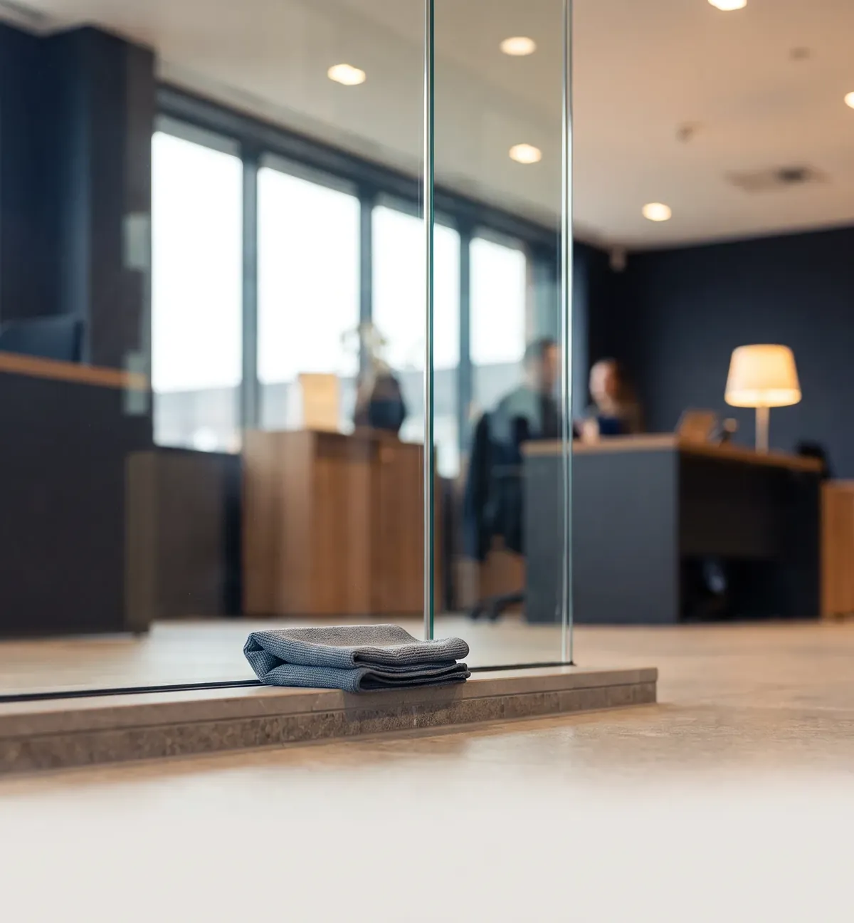Commercial Cleaning in a commercial facility